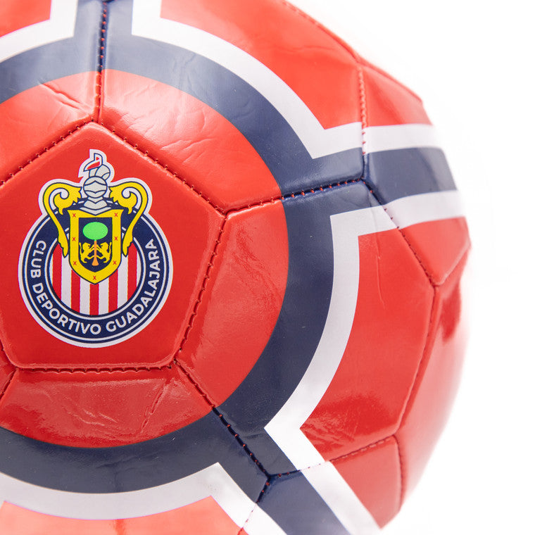 Balón Escudo Chivas Rojo Pack