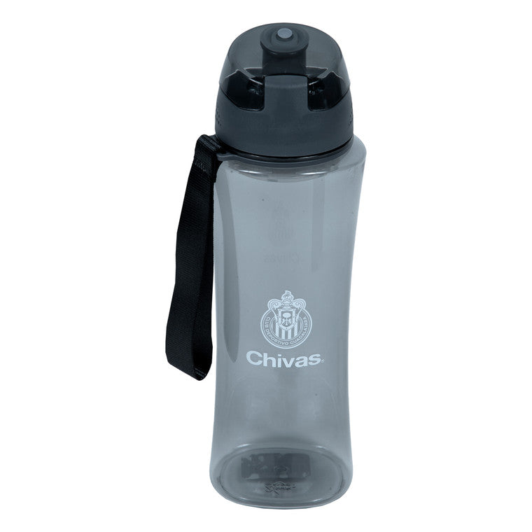 Cilindro Con Tapa Y Agarradera Escudo Chivas Gris