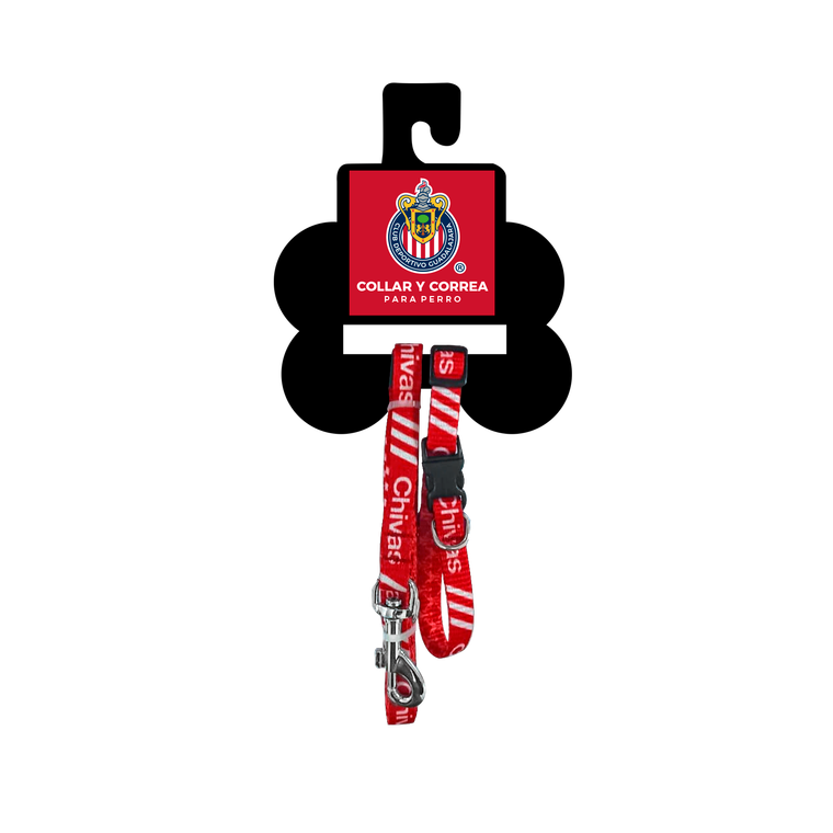 Collar Y Correa Chico Chivas
