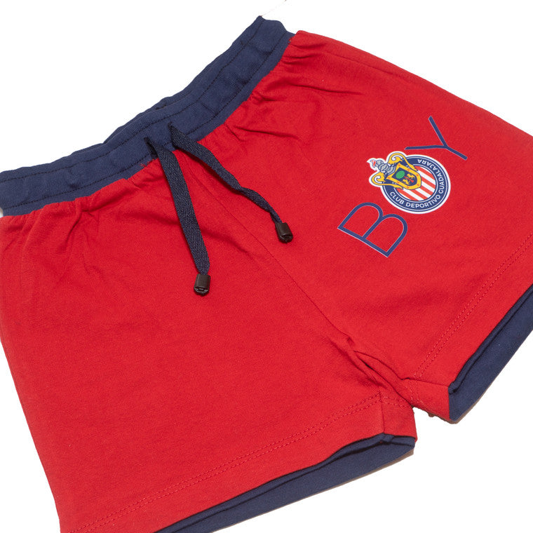 Conjunto Con Short Soccer Boy Para Bebé