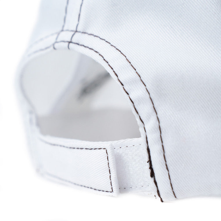 Gorra Blanco Con Café Logo Chv