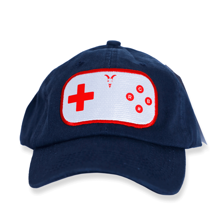 Gorra Bordada Control Esports Azul