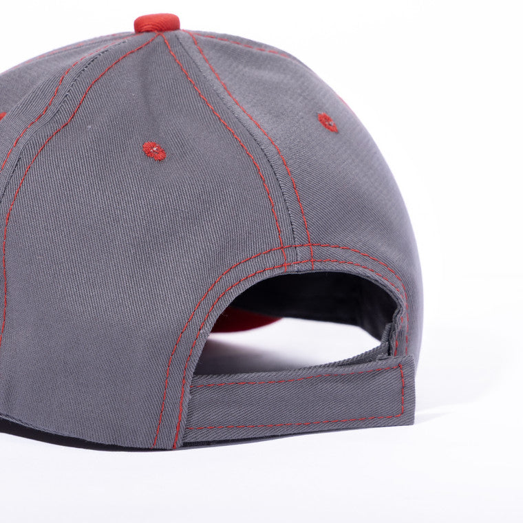 Gorra Gris Y Rojo Aplicación Escudo Chivas 1906