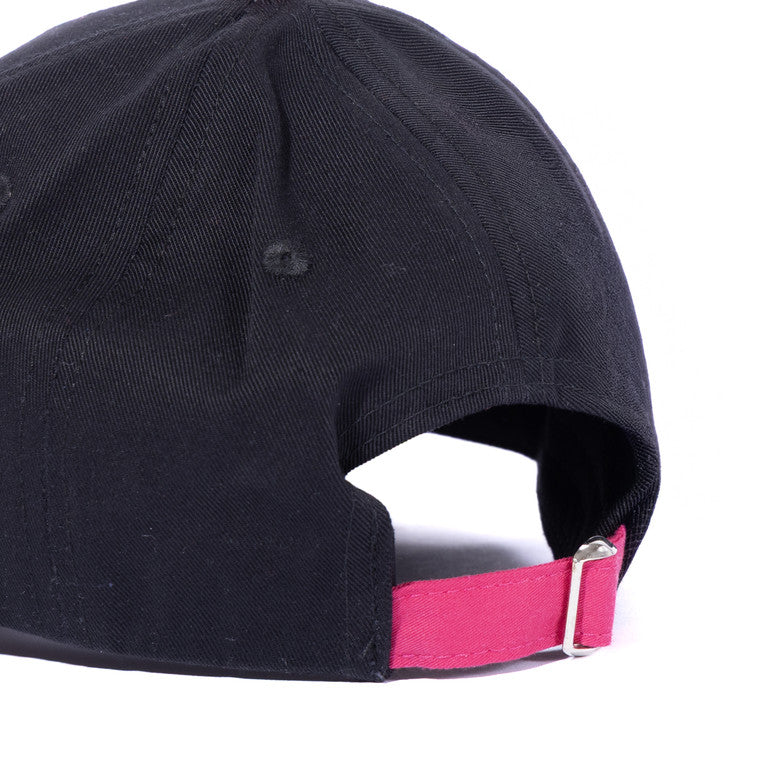 Gorra Negro Y Rosa Aplicación Chiva Girls