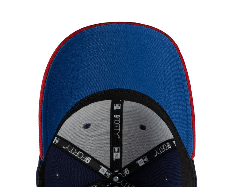 Gorra Combinada Rojo Y Azul Doble Escudo Chivas New Era