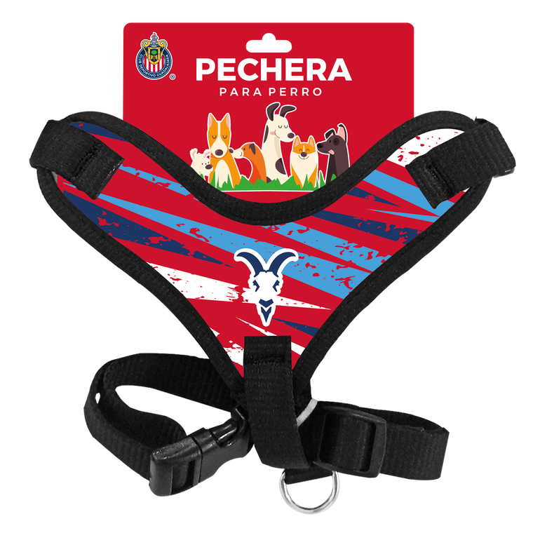 Pechera Mascotas Mediana Chivas Visita