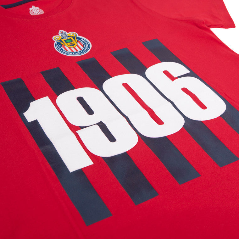 Playera Barras 1906 Roja