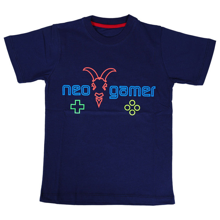Playera Chivas Neo Gamer Azul Niño
