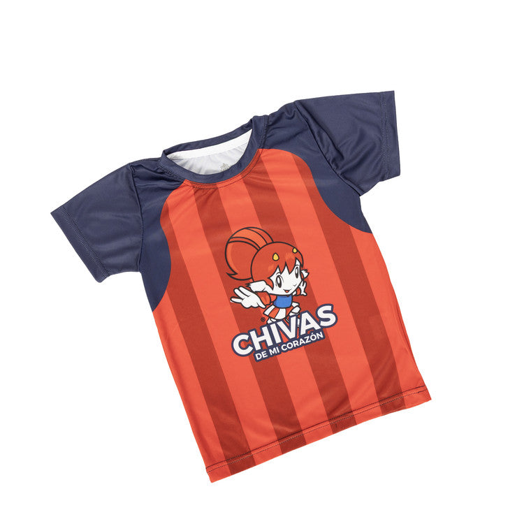 Playera Bicolor Chivita De Mi Corazón Niña