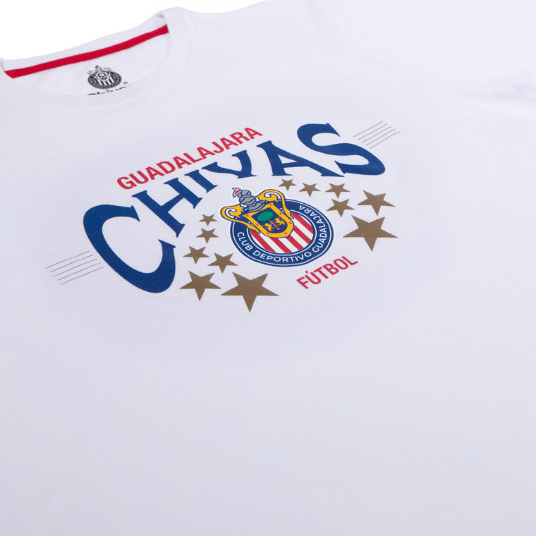 Playera Blanca Gdl Chivas