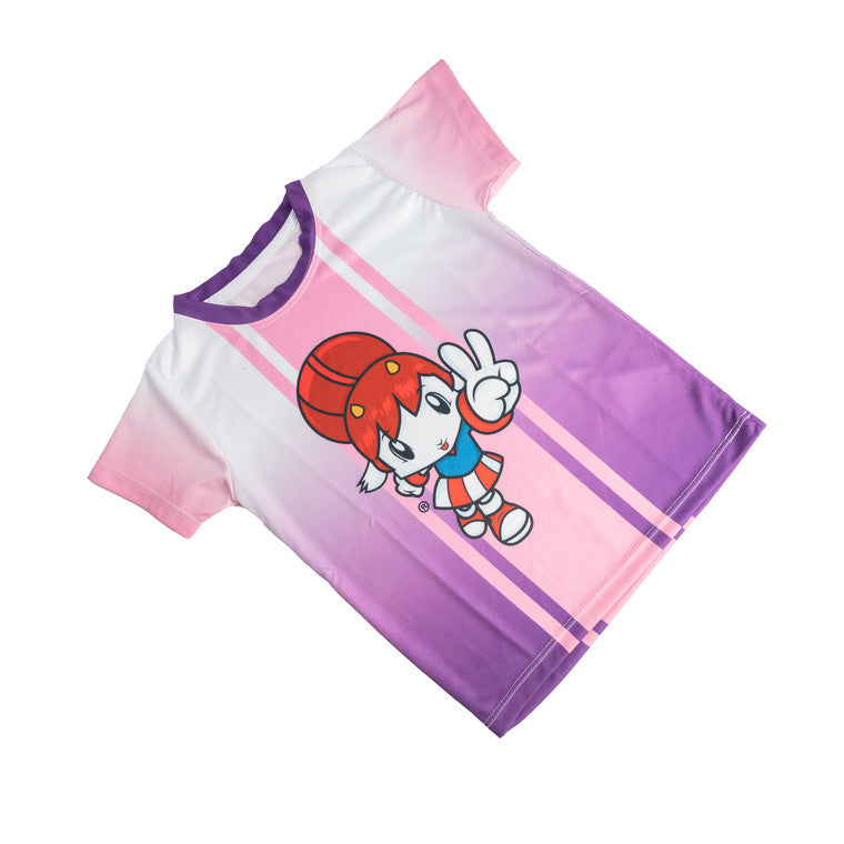 Playera Bebés Morada Degradada Chivita
