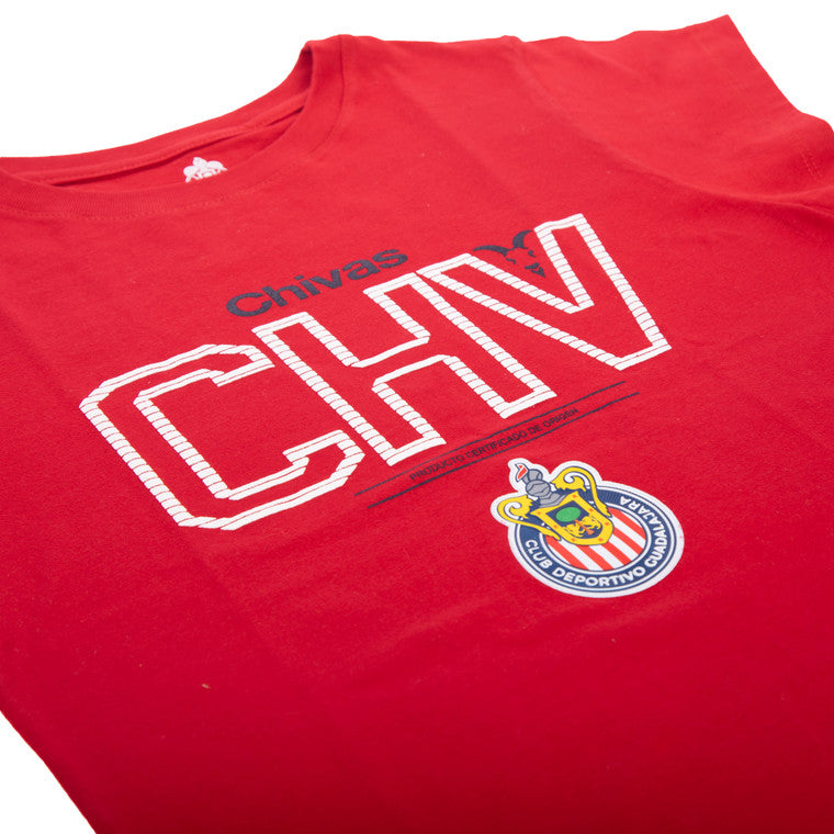 Playera Roja Para Mujer Chv