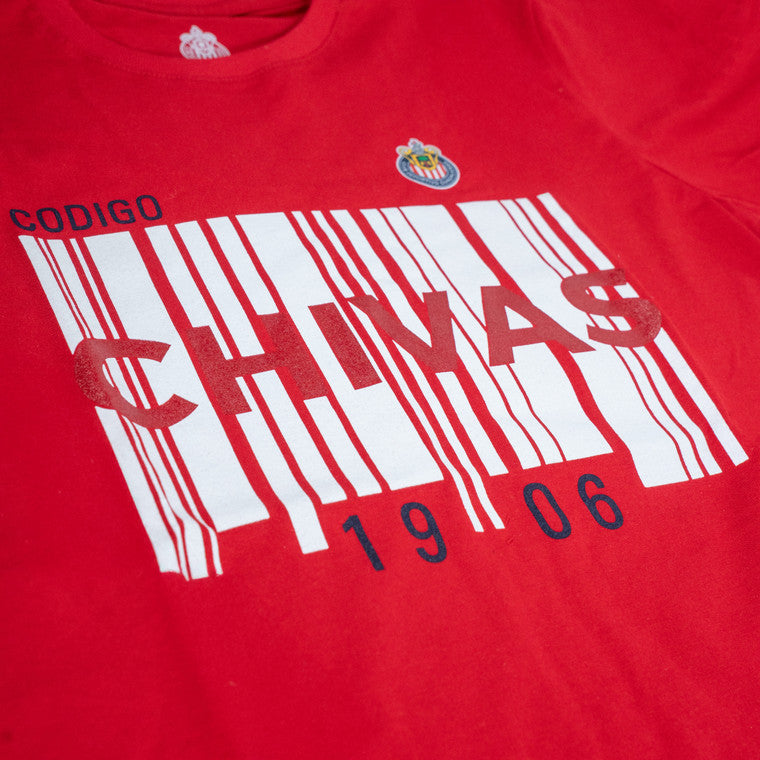 Playera Roja Código Chivas