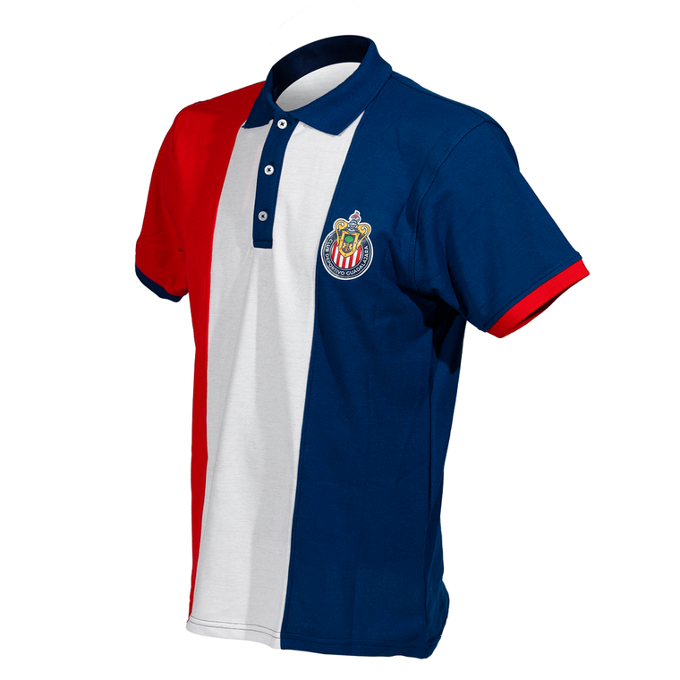 Polo Tricolor Escudo Chivas
