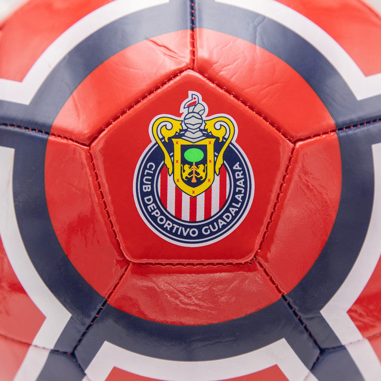 Balón Escudo Chivas Rojo Pack