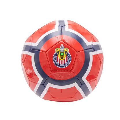 Balón Escudo Chivas Rojo Pack