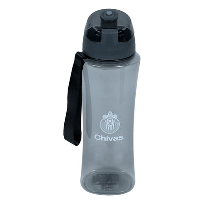 Cilindro Con Tapa Y Agarradera Escudo Chivas Gris