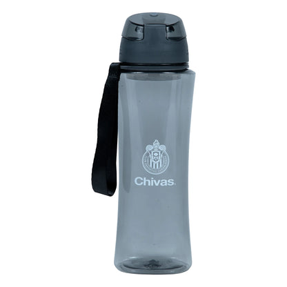Cilindro Con Tapa Y Agarradera Escudo Chivas Gris