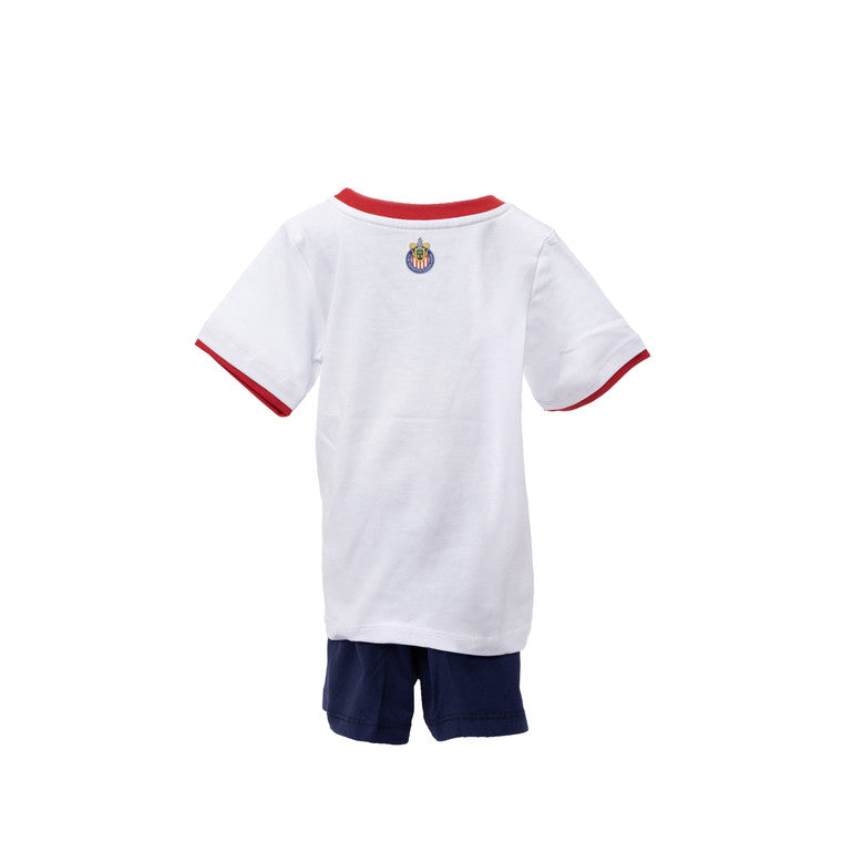 Conj Short Estrellado Bebé Ke39