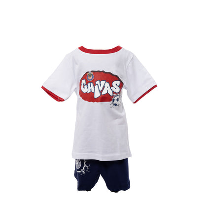 Conj Short Estrellado Bebé Ke39