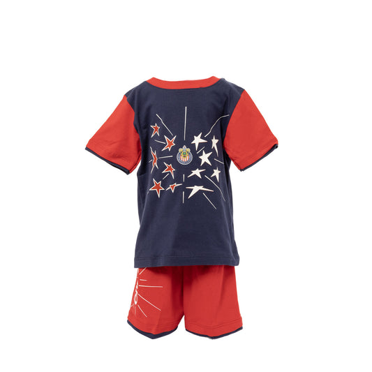 Conjunto Con Short Estrellas Para Bebé - Fanáticos de Chivas