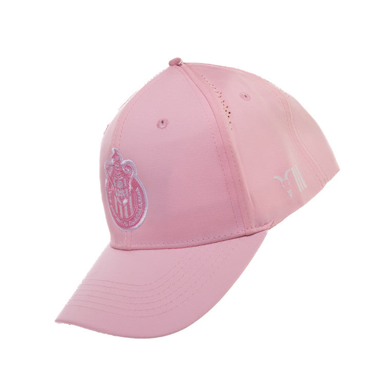 Gorra Lisa Rosa Escudo Monocromático