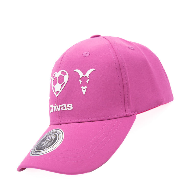 Gorra Rosa Aplicación I Love Chivas