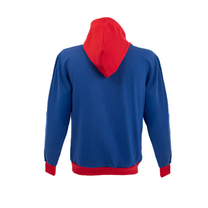 Hoodie Combinada Azul Y Roja Esports