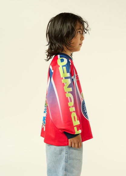 Playera Manga Larga Estampada Estampada Triunfo Sagrado Niños Lym