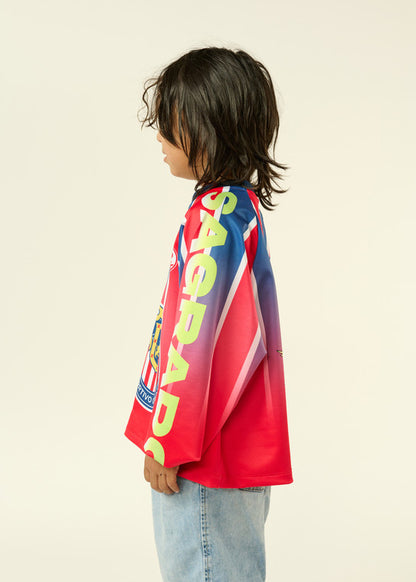 Playera Manga Larga Estampada Estampada Triunfo Sagrado Niños Lym