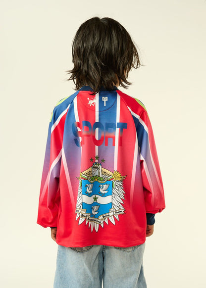 Playera Manga Larga Estampada Estampada Triunfo Sagrado Niños Lym