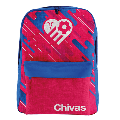 Mochila Textura Corazón Chivas