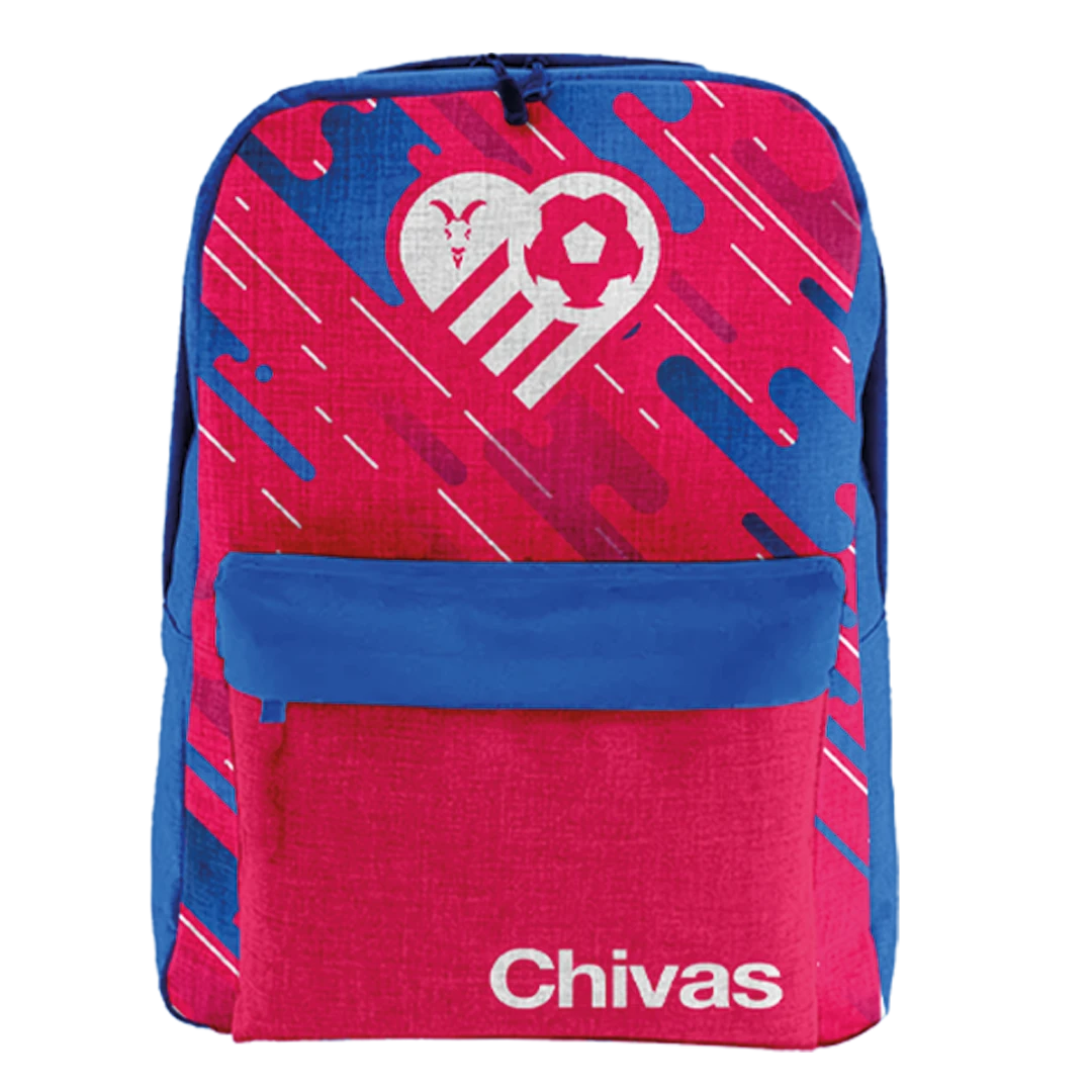 Mochila Textura Corazón Chivas