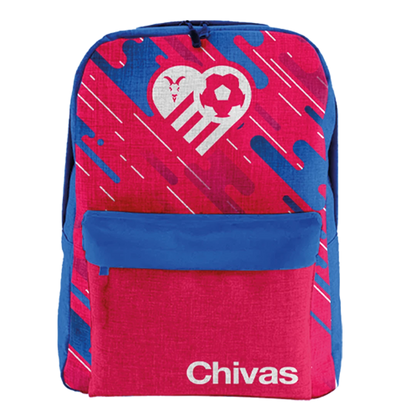Mochila Textura Corazón Chivas