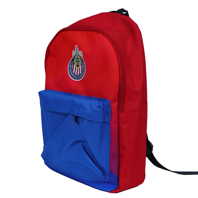 Mochila Bicolor Con Escudo Chivas
