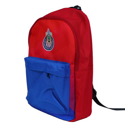 Mochila Bicolor Con Escudo Chivas