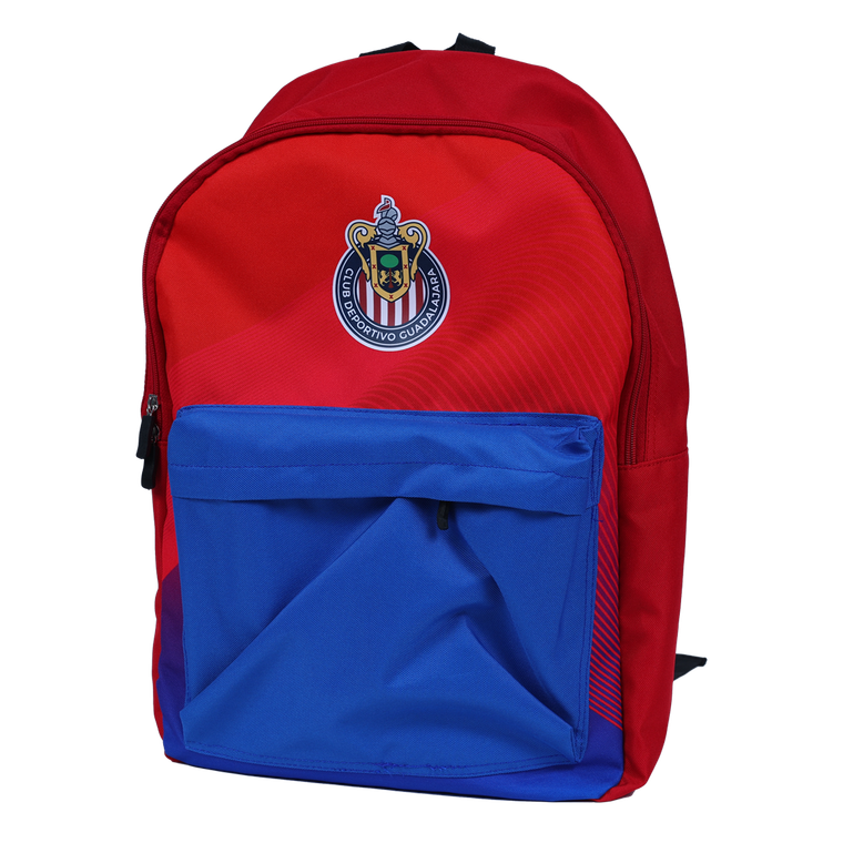 Mochila Bicolor Con Escudo Chivas