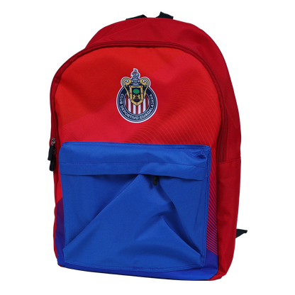 Mochila Bicolor Con Escudo Chivas