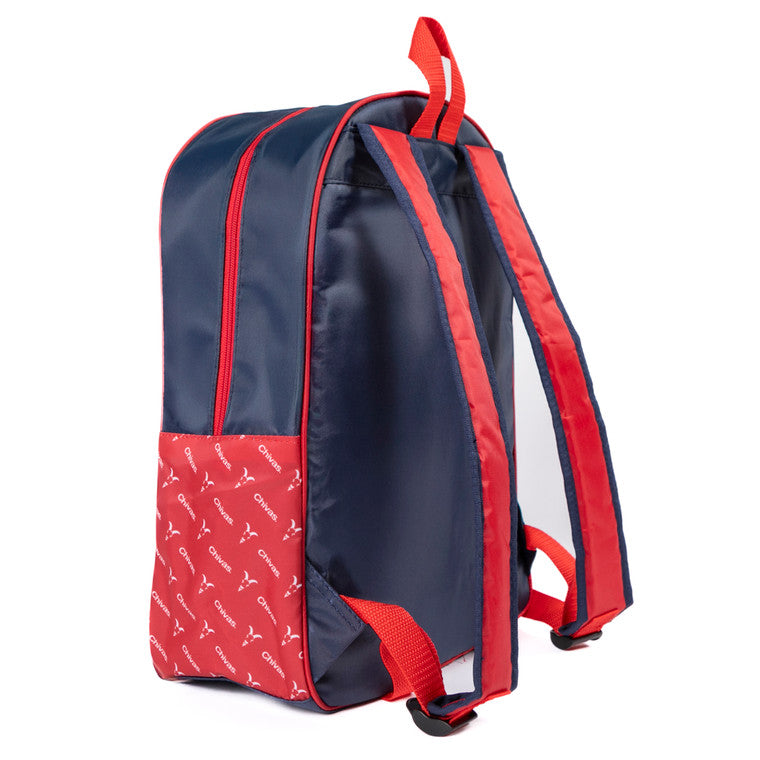 Mochila Textura Chivitas Y Escudo Chivas