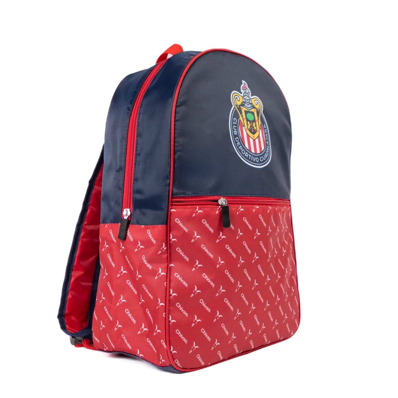 Mochila Textura Chivitas Y Escudo Chivas
