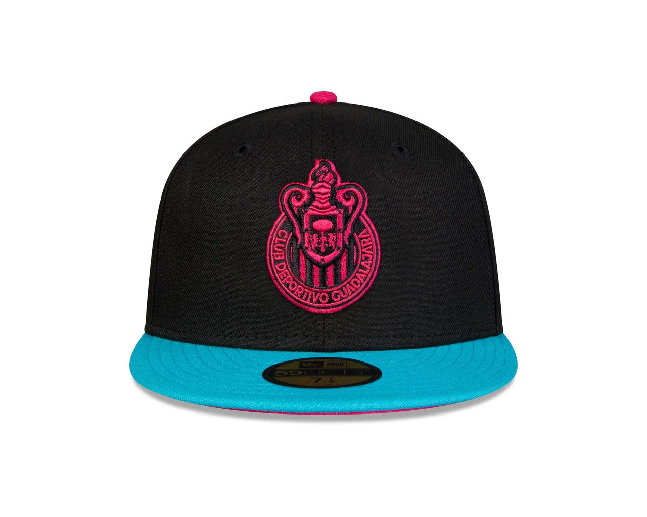 Gorra Cyber Combinada Esc. Monocromático Cerrada Chivas New Era