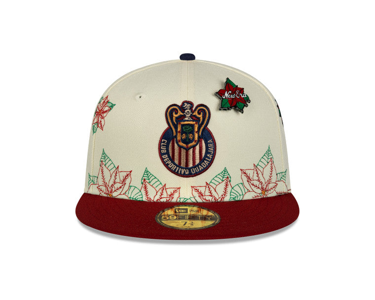 Gorra Christmas Visera Plana Chivas New Era