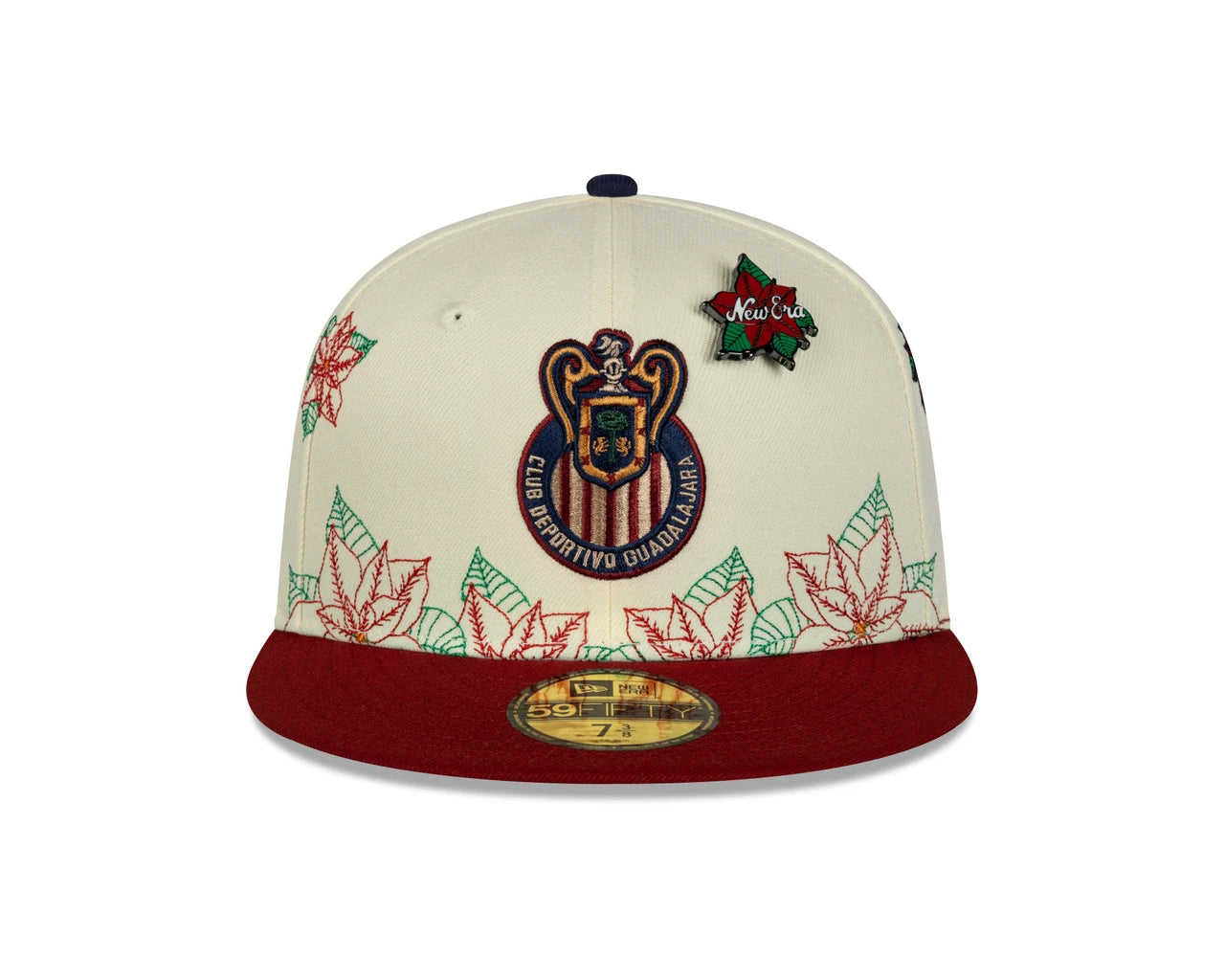 Gorra Christmas Visera Plana Chivas New Era