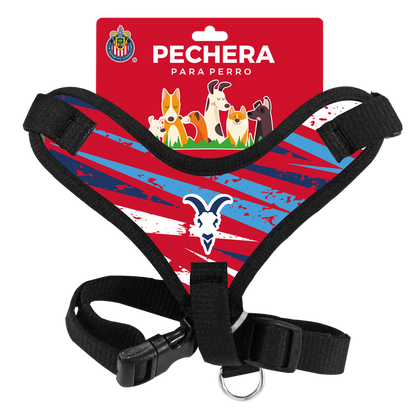Pechera Mascotas Mediana Chivas Visita