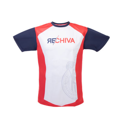 Playera Combinada Mangas Azules Re Chiva