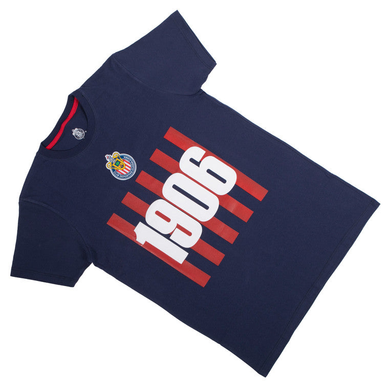 Playera Barras 1906 Azul