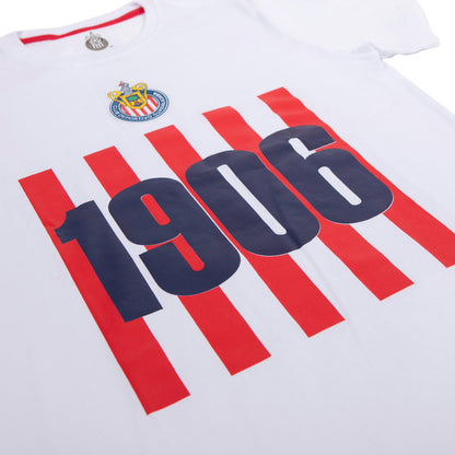 Playera Barras 1906 Blanca