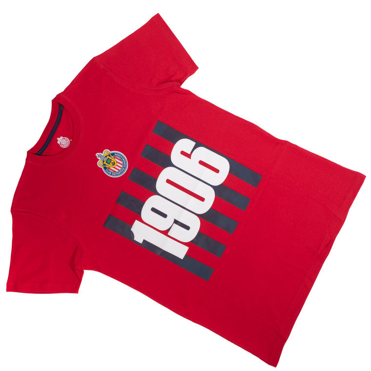 Playera Barras 1906 Roja
