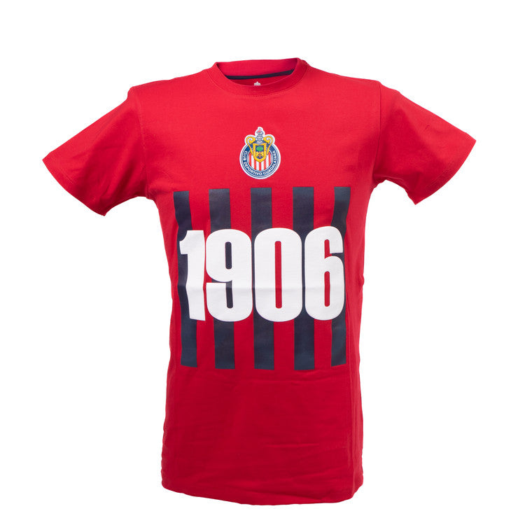 Playera Barras 1906 Roja