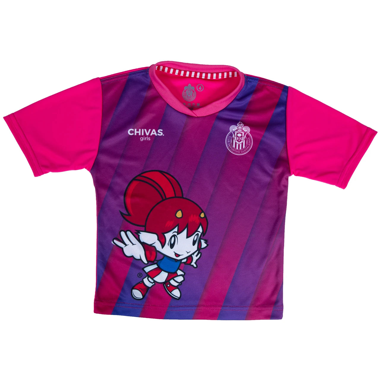 Playera Caramel Mascota Chivita Niña